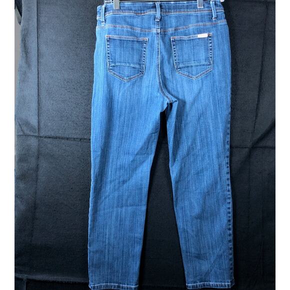 Chicos Womens Jeans Blue Denim Mid Rise So Slim Crop Stretch 0 (S) - Picture 11 of 13